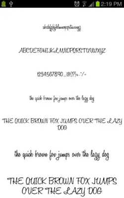 Marker Fonts android App screenshot 2