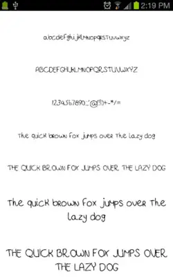 Marker Fonts android App screenshot 3